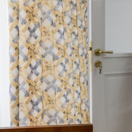 Cortina De Algodão Sob Medida Cortina Estampada Estilo Nórdico