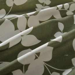 Cortina Blackout Sob Medida Cortina Estilo Nórdico Com Estampa Floral Para Sala De Estar E Quarto