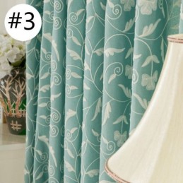 Cortina Blackout De Algodão Sob Medida, Cortina Bordada Com Videira, Estilo Nórdico Para Sala De Estar E Quarto