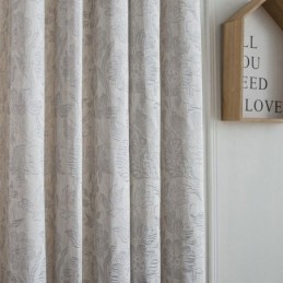 Cortina Blackout Nórdica Sob Medida, Linho, Jacquard, Para Sala De Estar E Quarto