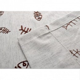 Cortina Blackout Nórdica Sob Medida Em Jacquard Espinha De Peixe Para Sala De Estar E Quarto