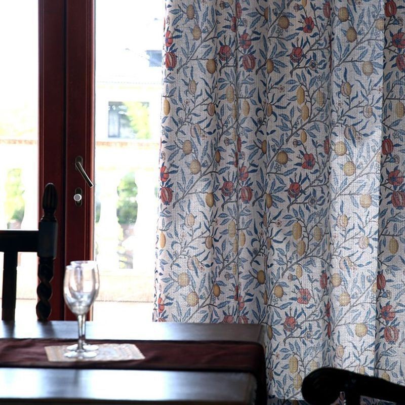 Cortina Com Estampa De Plantas Sob Medida Cortina Blackout Minimalista Para Sala De Estar E Quarto