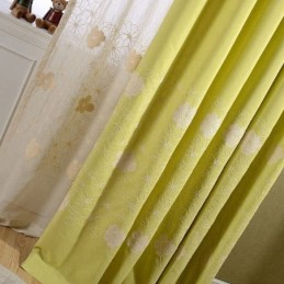Cortina Blackout Nórdica De Algodão E Linho, Feita Sob Medida, Com Bordado De Flores Para Sala De Estar E Quarto