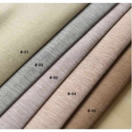 Cortinas Blackout De Linho Modernas De Cor Lisa Premium Personalizadas Para Sala De Estar E Jantar