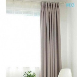 Cortinas Blackout De Linho Modernas De Cor Lisa Premium Personalizadas Para Sala De Estar E Jantar