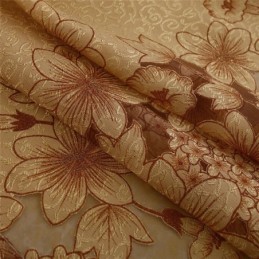 Cortina Clássica De Voile Feita Sob Medida, Painel De Cortina Estilo Country, Galhos De Flores Magníficos, Jacquard