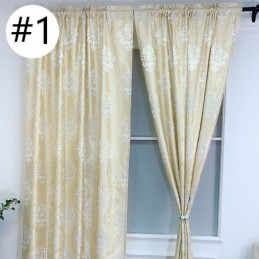 Cortina De Luxo Jacquard Sob Medida Cortina Blackout Europeia Para Quarto E Sala De Estar