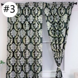 Cortina De Luxo Jacquard Sob Medida Cortina Blackout Europeia Para Quarto E Sala De Estar