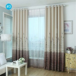 Cortina Azul Estampada Com Castelo Feita Sob Medida Cortina Nórdica Popular Para Quarto Infantil Tecido Para Quarto