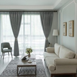 Cortina Sob Medida Cortina Com Folhas Estampadas Cortina Blackout Americana