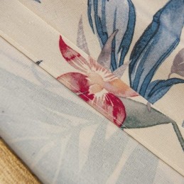 Cortina Americana De Poliéster E Algodão, Feita Sob Medida, Cortinas Blackout Estampadas Com Plantas