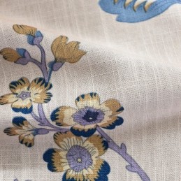 Cortinas Blackout Com Estampa Floral Americana