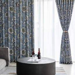 Cortinas Blackout Estampadas Flores Vintage Americanas