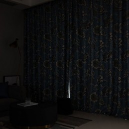 Cortinas Blackout Estampadas Flores Vintage Americanas
