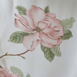 Cortina De Peônia Rosa Sob Medida, Cortina Com Estampa Simples E Rústica, Tecido Para Quarto E Sala De Estar