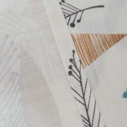 Cortina De Escurecimento De Ambiente Com Contraste De Cores, Feita Sob Medida, Proteção Ambiental, Impressão De Folhas, Blackout