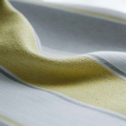 Cortina Jacquard Nórdica Moderna Feita Sob Medida, Listras Contrastantes, Tecido Para Sala De Estar, Quarto E Estudo