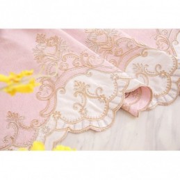 Cortina Blackout De Chenille Sob Medida, Estilo Europeu, Com Bordado Floral, Para Sala De Estar E Quarto