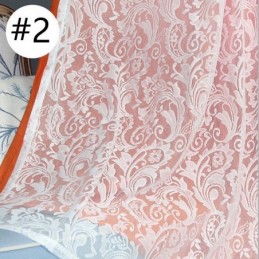 Cortina Blackout Estilo Nórdico Feita Sob Medida, Cortina Com Tecido Jacquard Integrado