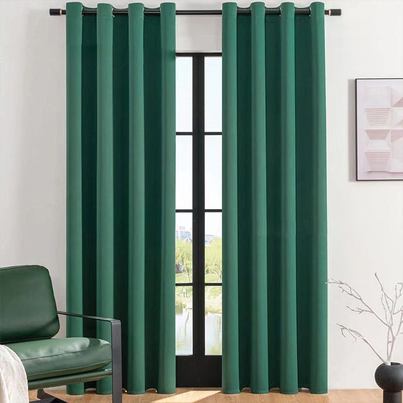 Cortinas Blackout De Cor Sólida Estilo Nórdico Para Sala De Estar E Quarto