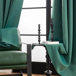 Cortinas Blackout De Cor Sólida Estilo Nórdico Para Sala De Estar E Quarto