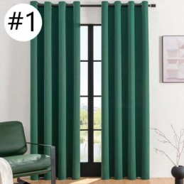 Cortinas Blackout De Cor Sólida Estilo Nórdico Para Sala De Estar E Quarto