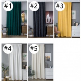 Cortinas Blackout De Chenille Em Cor Sólida Estilo Nórdico Para Sala De Estar E Quarto