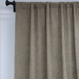 Cortina Blackout De Chenille De Cor Sólida Feita Sob Medida, Estilo Nórdico, Para Sala De Estar E Quarto
