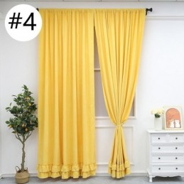 Cortina Blackout De Chenille De Cor Sólida Feita Sob Medida, Estilo Nórdico, Para Sala De Estar E Quarto