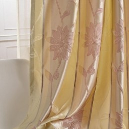 Cortinas Blackout Nórdicas, Cortina Jacquard Floral, Feita Sob Medida, Para Sala De Estar E Quarto