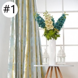 Cortinas Blackout Nórdicas, Cortina Jacquard Floral, Feita Sob Medida, Para Sala De Estar E Quarto