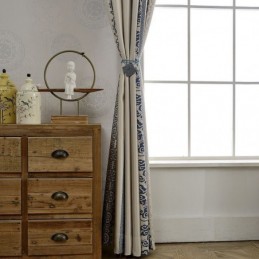 Cortinas Blackout Nórdicas Jacquard Para Sala De Estar E Quarto