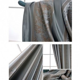 Cortinas Blackout Nórdicas Jacquard Para Sala De Estar E Quarto