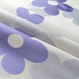Cortina Blackout Sob Medida Cortina Nórdica Com Flores Em Jacquard Para Sala De Estar E Quarto