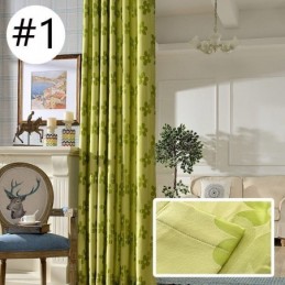 Cortina Blackout Sob Medida Cortina Nórdica Com Flores Em Jacquard Para Sala De Estar E Quarto