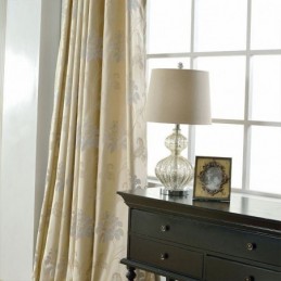 Cortinas Blackout Estilo Europeu, Cortina Jacquard Floral, Feita Sob Medida, Para Sala De Estar E Quarto
