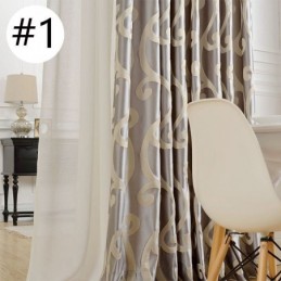 Cortina Blackout Sob Medida Cortina Nórdica Jacquard Para Sala De Estar Quarto