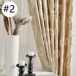 Cortina Blackout Sob Medida Cortina Nórdica Jacquard Para Sala De Estar Quarto