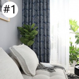 Cortina Blackout Europeia Sob Medida Em Jacquard Para Sala De Estar E Quarto