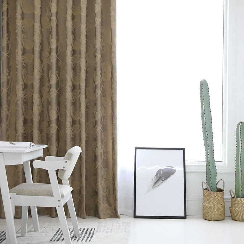 Cortina Blackout Sob Medida Cortina Nórdica Jacquard Para Sala De Estar Quarto