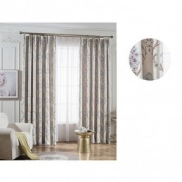 Cortinas Blackout Europeias Com Padrão Jacquard Para Sala De Estar E Quarto