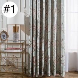 Cortinas Blackout Europeias Com Padrão Jacquard Para Sala De Estar E Quarto