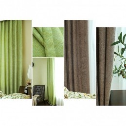 Cortina Blackout Sob Medida, Cortina Nórdica, Cor Sólida, Jacquard, Para Sala De Estar E Quarto