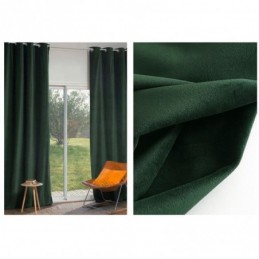Cortina Blackout De Flanela Verde Escuro Feita Sob Medida, Tecido Minimalista De Cor Sólida, Sala De Estar E Quarto