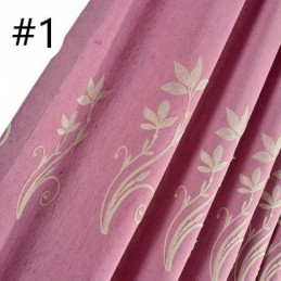 Cortina Blackout Nordic Wind Sob Medida, Tecido De Algodão E Linho Bordado
