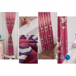 Cortinas Blackout De Algodão Estilo Infantil Com Estampa De Gatinho Para Sala De Estar E Quarto