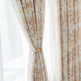 Cortinas Blackout Com Estampa Nórdica Para Sala De Estar E Quarto