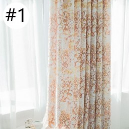 Cortinas Blackout Com Estampa Nórdica Para Sala De Estar E Quarto
