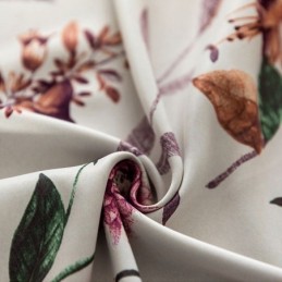 Cortinas Blackout Nórdicas Com Estampa De Plantas Para Sala De Estar E Quarto