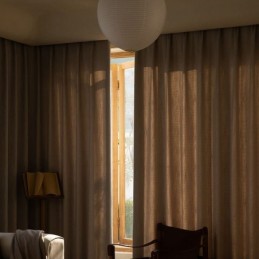 Cortinas Blackout Modernas Em Jacquard De Cor Sólida Para Sala De Estar